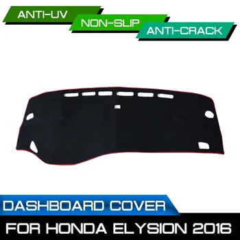 Коврик для приборной панели автомобиля, грязный, нескользящий для Honda ELYSION 2016, коврик для приборной панели, наклейка с защитой от ультрафиолета