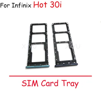 Для Infinix Hot 30i X669 X669C X669D Слот для sim-карты, держатель лотка, гнездо для чтения sim-карт, гнездо для чтения sim-карт