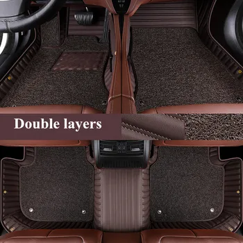 Высочайшее качество! Изготовленные на заказ специальные автомобильные коврики для Mercedes Benz EQE 350 2024-2022 водонепроницаемые двухслойные ковры для EQE350 2023