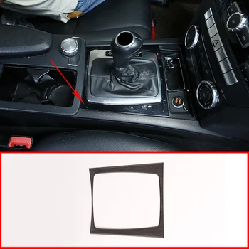 Автомобильные Аксессуары Украшение для переключения передач Защитная Рамка Наклейка для Mercedes Benz C GLK Class X204 W204 C180 C200 C260 2008-2013