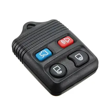 Корпус ключа дистанционного управления 4-кнопочный переключатель сигнализации Корпус ключа дистанционного управления для радиоуправляемого ключа двери автомобиля Ford Lincoln