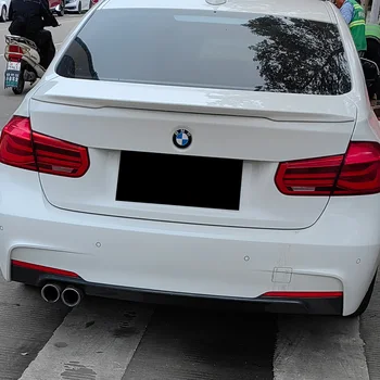 Для BMW 3 серии F30 F35 2012-2019 P стиль ABS материал грунтовка задней двери автомобиля цвет черный глянец спойлер тюнинг автомобильного сплиттера