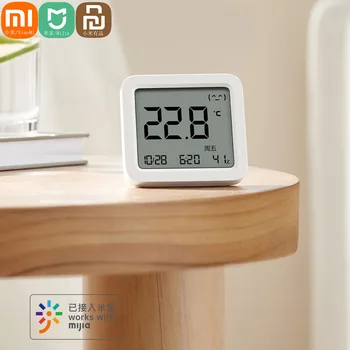 Xiaomi Mijia Smart LCD Bluetooth Термометр 3 беспроводных электрических цифровых гигрометра с датчиком температуры и влажности с приложением Mi Home