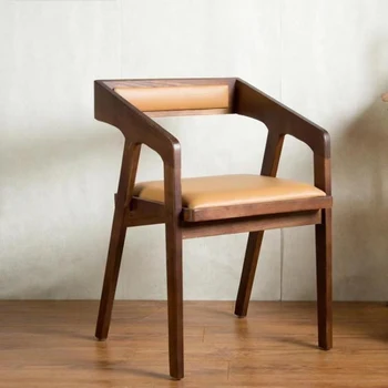 Современный минималистичный деревянный стул Nordic Lounge Офисный макияж Удобные стулья для столовой Современная мебель Mueblesa для взрослых