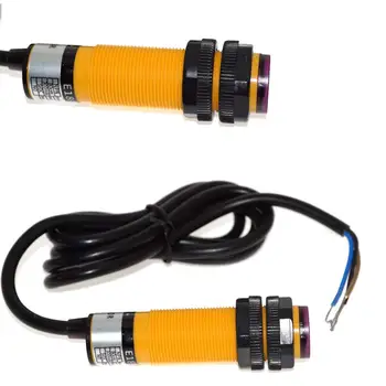 DIY kit фотоэлектрический датчик постоянного тока 3 провода 6-36 В PNP NC IR 10 см фотоэлектрический модуль