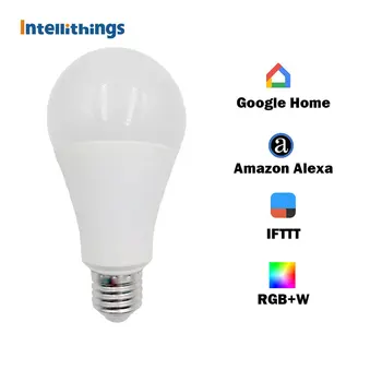 Интеллектуальный Диммер Светодиодной Лампы 2.4 G Wifi Smart Light RGB С Несколькими Цветами, Изменяющимися Через приложение Голосового Управления Alexa echo Google home IFTTT