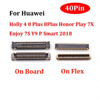 2шт ЖК-Экран Дисплея FPC Разъем Для Huawei Holly 4 8 Plus 8Plus Honor Play 7X Enjoy 7S Y9 P Smart 2018 Плата 40 Pin