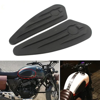 Резиновая наклейка на бензобак мотоцикла, противоскользящая защитная оболочка, накладка на коленный бак, наклейка для Harley