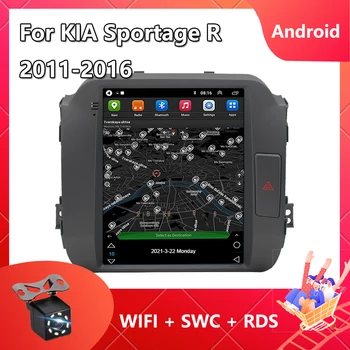 9,7-дюймовый автомобильный радиоприемник Tesla Style 2 Din Android для KIA Sportage R 2011-2016 Стерео автомобильный мультимедийный видеоплеер DVD GPS Навигация
