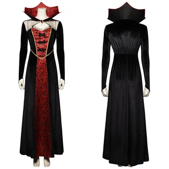 Взрослое женское платье, костюм ведьмы для косплея, наряды на Хэллоуин, Карнавальный костюм, ролевая игра для дам, одежда для одевания