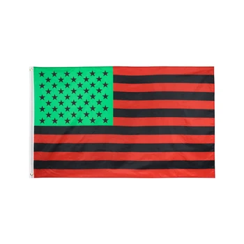 Yehoy подвесной афроамериканский флаг в красную полоску 90*150 см для украшения