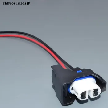 shhworldsea 2-контактный 7183-3789-30 женский разъем для автомобильных противотуманных фар, автоматическая водонепроницаемая вилка для кабеля лампы с контактами и резиновыми уплотнителями