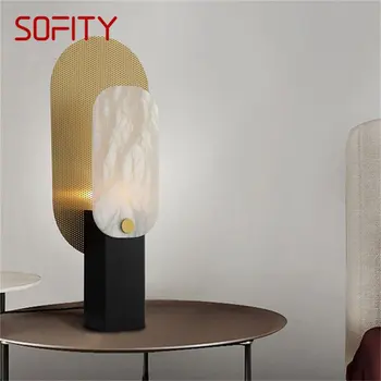 Современная настольная лампа SOFITY Креативный дизайн настольного освещения для дома гостиной спальни Светодиодный светильник