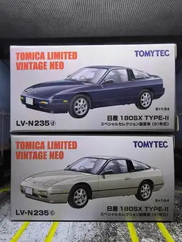 TOMY TLV 1/64 Nissan 180SX TYPE-II Коллекция украшений для моделей тележек из литого под давлением сплава, подарки