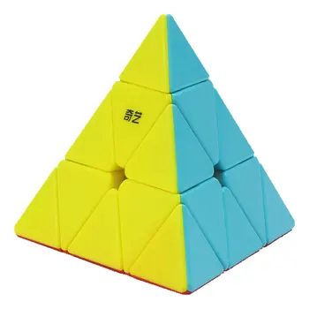Пирамидальные Скоростные кубики Rubix, Профессиональные Волшебные Кубики, Домашние игры, игрушки-непоседы, Пазлы Cubo Magico Для детей и взрослых, Кубики Рубика