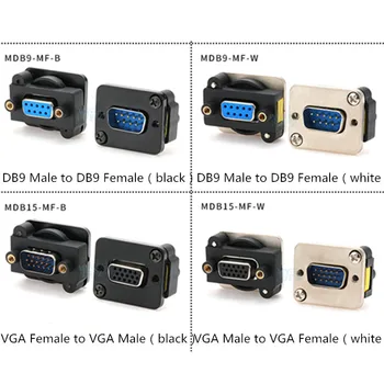10 шт./лот Разъем VGA DB15 DB9, базовая розетка типа D для подключения видеомодуля, совместимого с HDMI, Без пайки