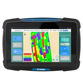 Система выравнивания земли GPS AG2000 с большим сенсорным экраном 10 дюймов Android-системы для сельскохозяйственной техники