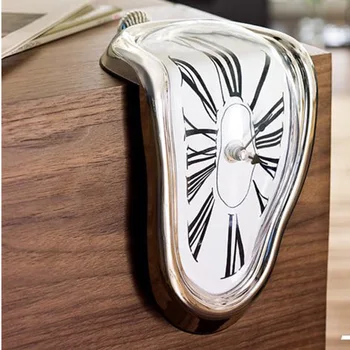 Плавящиеся Настенные Часы Современный Дизайн Романтические Сюрреалистические Часы Украшение Настенных Часов Подарок Saat Horloge Klock Relogio