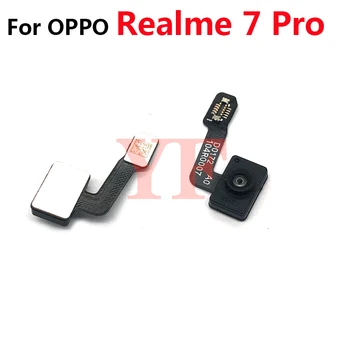 Для OPPO Realme 7 Pro X7 Q2 Pro GT Neo Считыватель отпечатков пальцев сенсор Touch ID Клавиша возврата Кнопка Home Гибкий кабель