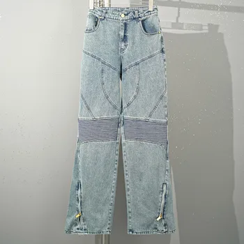 Сверхпрочные джинсы на молнии - универсальные и стильные летние новинки 2023 0413