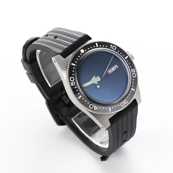 Мужские наручные часы Janpanese с волнистым рисунком 62 ма, механизм NH35A Из нержавеющей стали, сапфировое стекло, светящиеся водонепроницаемые Автоматические часы