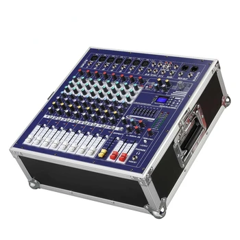 Mezclador de DJ GAX-960E, consola mezcladora de 8 canales, USB, BT, equipo de escenario de Audio de alta potencia, 48V