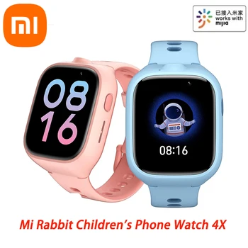 Новинка 2021 года, детские телефонные часы Mi Rabbit с 4-кратным подключением к сети 4g для младших классов начальной школы, поколение Smart Water года выпуска