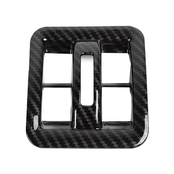 Накладка кнопки включения стеклоподъемника приборной панели для Wrangler JK 2011-2017 Аксессуары для интерьера, АБС-карбоновое волокно