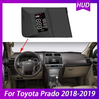 Умный автомобильный дисплей Saft OBD2 для Toyota Prado OBD Car HUD Head Up Display Цифровой Спидометр Предупреждение о превышении скорости за рулем
