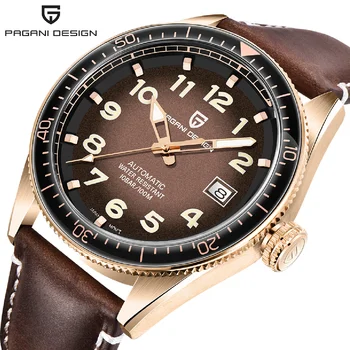 Мужские часы бренда PAGANI Design 2023, автоматические водонепроницаемые часы из нержавеющей стали, мужские роскошные деловые спортивные механические наручные часы