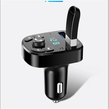 Многофункциональный автомобильный MP3-плеер, FM-приемник Bluetooth, автомобильный музыкальный U-диск, двойная быстрая зарядка через USB в автомобиле