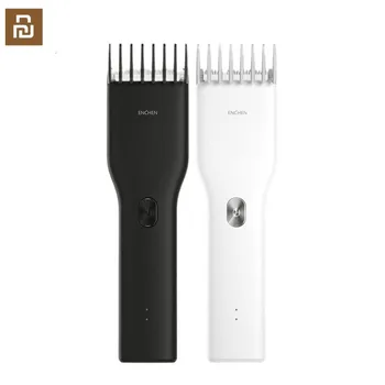 Машинка для стрижки волос Youpin ENCHEN Boost, USB-перезаряжаемый двухскоростной керамический резак, Триммер для волос, детская машинка для стрижки волос