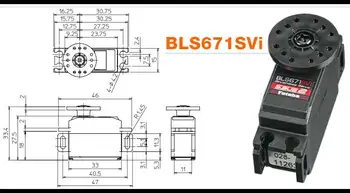 FUTABA BLS671SVi бесщеточный рулевой механизм высокого давления 8,3 кг 0,10 с 7,4 В 28 г