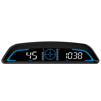 Автомобильный головной дисплей HUD высокой четкости, сигнализация превышения скорости, Спидометр, цифровые датчики GPS HUD, Автоматическое напоминание об усталости при вождении