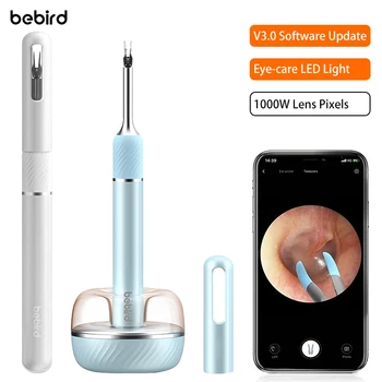 Ушные вкладыши Bebird Smart HD Visual Note5 Pro 1000 Вт, Эндоскоп, инструмент для удаления ушной серы, мини-камера, Очиститель для здоровья со светодиодной подсветкой