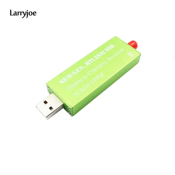 Larryjoe 25 МГц-1760 МГц Приемник TCXO 0.5 PPM SDR AM/NFM/FM/DSB/USB/L USB-тюнер RTL2832U + R820T2