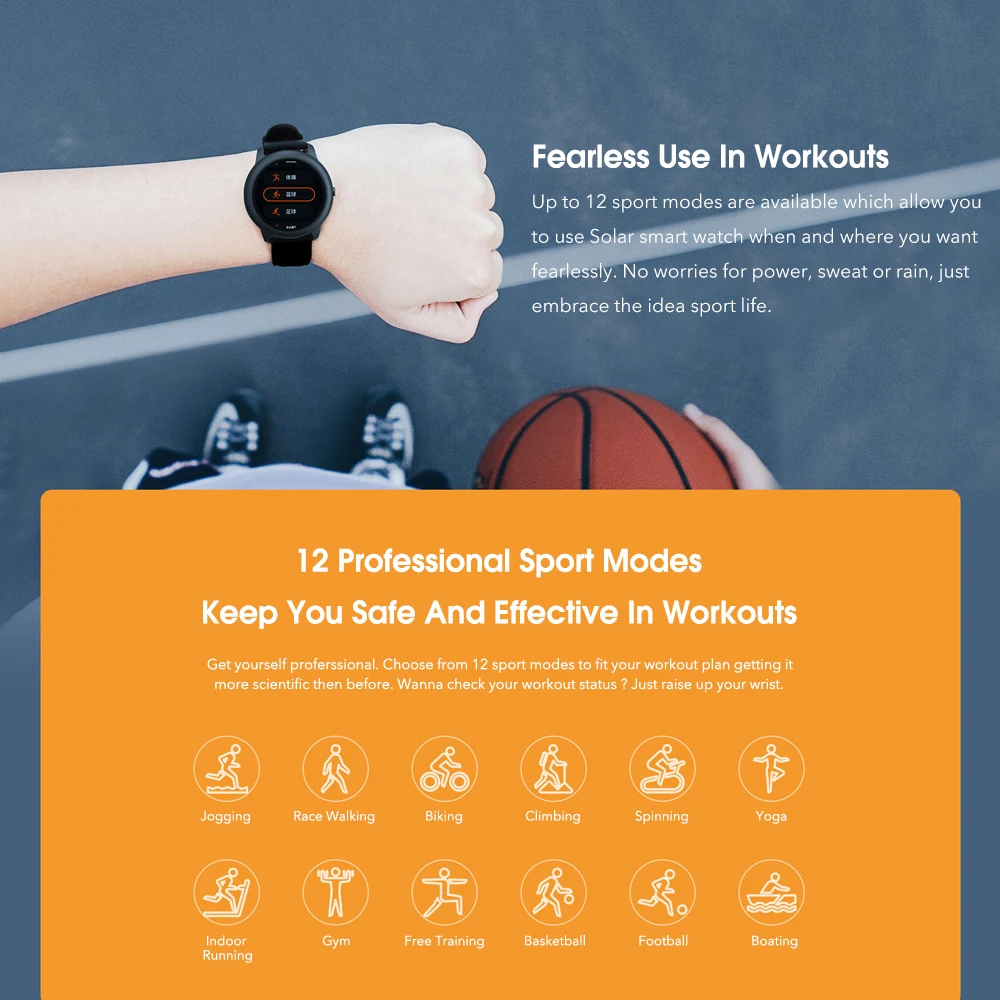 Глобальная версия Смарт-часов Haylou Solar LS05 Sport Fitness Heart Rate Sleep Monitor IP68 Водонепроницаемый для iOS Android