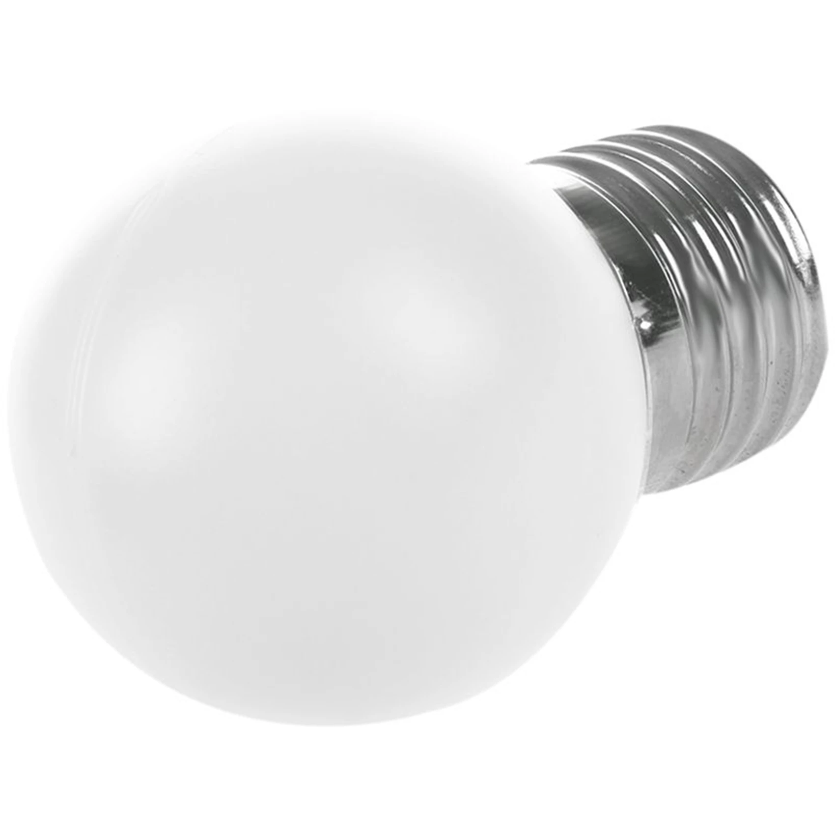 2X Светодиодная лампа E27 белого цвета, пластиковая лампа (мощность 0,5 Вт белого цвета)