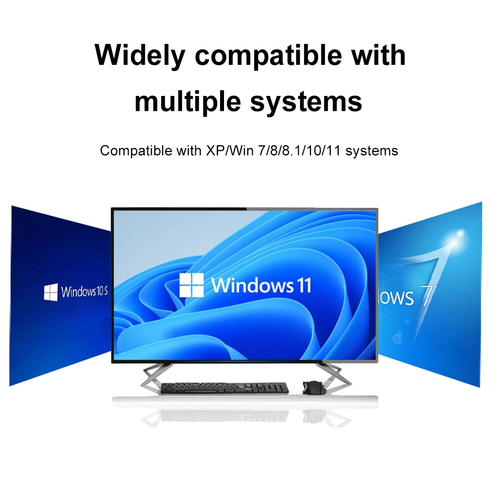 600 М Двухдиапазонный WiFi Приемник Подключи и играй 2,4 ГГц 5,8 ГГц Беспроводная Сетевая карта Совместима с Windows Vista /XP /Win7/8/10/11