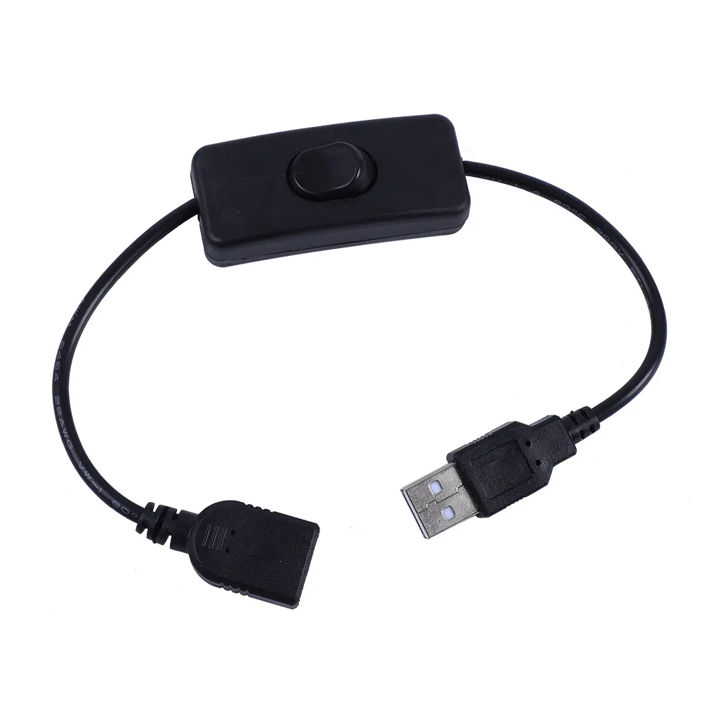Кабель переключателя USB/ DC, кабель расширения USB, кабель расширения с переключателем включения/выключения, используемый для ПК, Usb-вентилятор Led A9E8