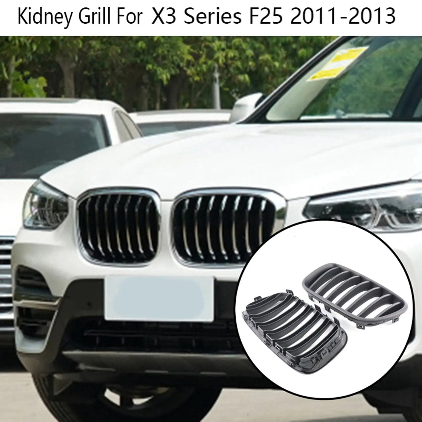 Автомобильная черная почка для X3 серии F25 2011-2013, Запасная часть 51117237422 51117237421