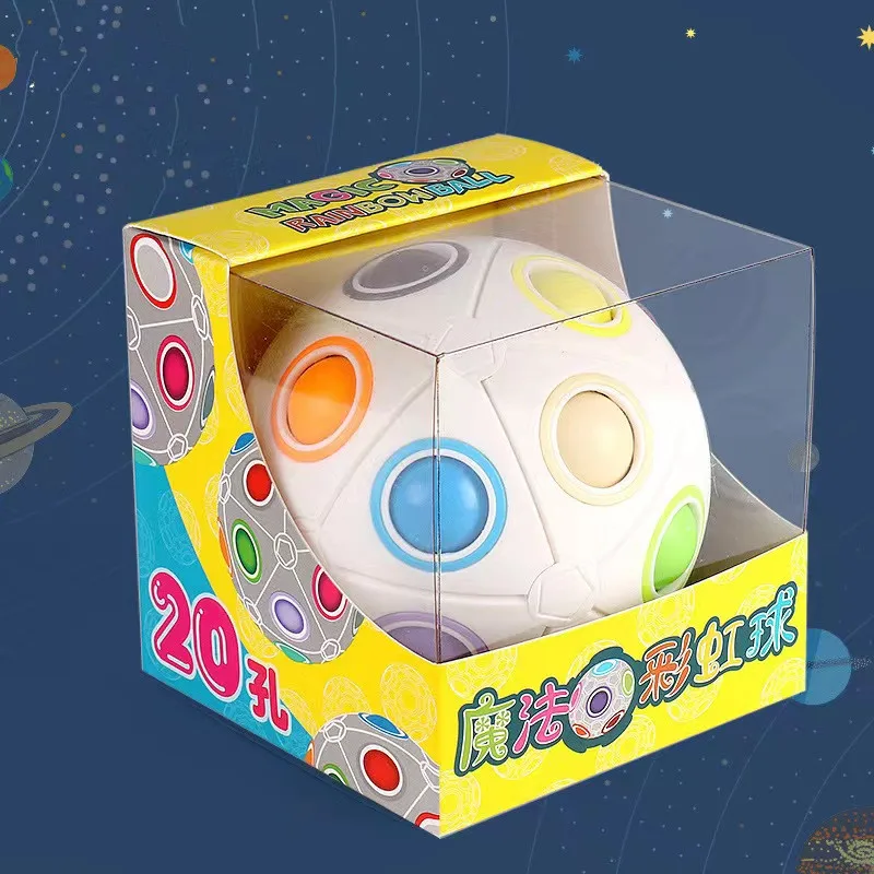 Волшебный шарик-головоломка Speed Cube Ball Веселое средство для снятия стресса, логическая головоломка, подбирающая цвета 3D игрушка-головоломка для детей, подростков и взрослых