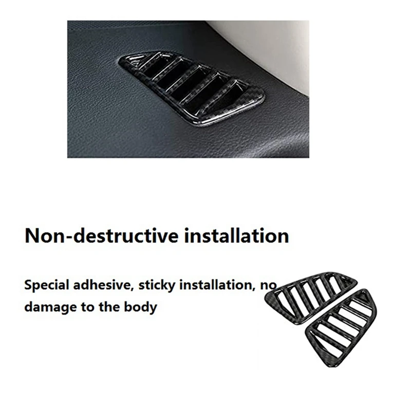 Отделка рамы вентиляционного отверстия на выходе кондиционера с ручкой переключения передач автомобиля, отделка крышки панели рамы, для Nissan Navara NP300 16-19
